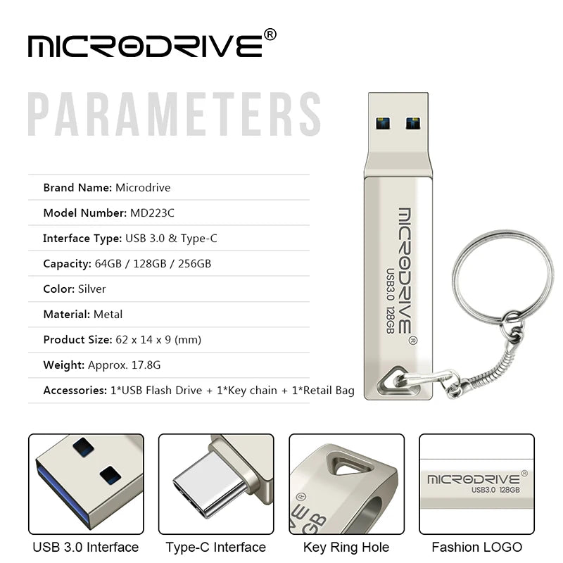 Clé usb 2 en 1