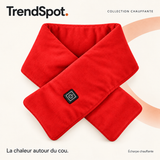 Écharpe chauffante — Rouge — présentation TrendSpot