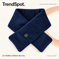 Écharpe chauffante bleu marine — présentation TrendSpot