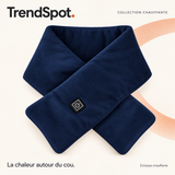Écharpe chauffante — Bleu marine — présentation TrendSpot